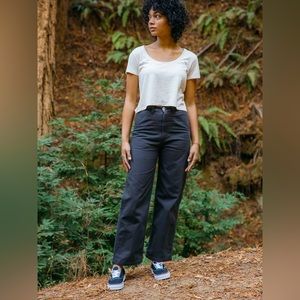 Mollusk Surf Shop Painter Pants, Faded Black Size M